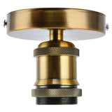 Vintage E26 E27 Lamp Socket Ceiling Lamp Holder with Accessories for Kitchen Bedroom Living Room 100‑240VAntique Gold