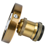 Vintage E26 E27 Lamp Socket Ceiling Lamp Holder with Accessories for Kitchen Bedroom Living Room 100‑240VAntique Gold