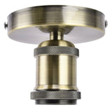 Vintage E26 E27 Lamp Socket Ceiling Lamp Holder with Accessories for Kitchen Bedroom Living Room 100‑240VAntique Green