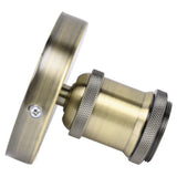 Vintage E26 E27 Lamp Socket Ceiling Lamp Holder with Accessories for Kitchen Bedroom Living Room 100‑240VAntique Green