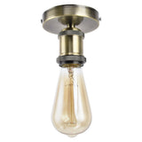 Vintage E26 E27 Lamp Socket Ceiling Lamp Holder with Accessories for Kitchen Bedroom Living Room 100‑240VAntique Green