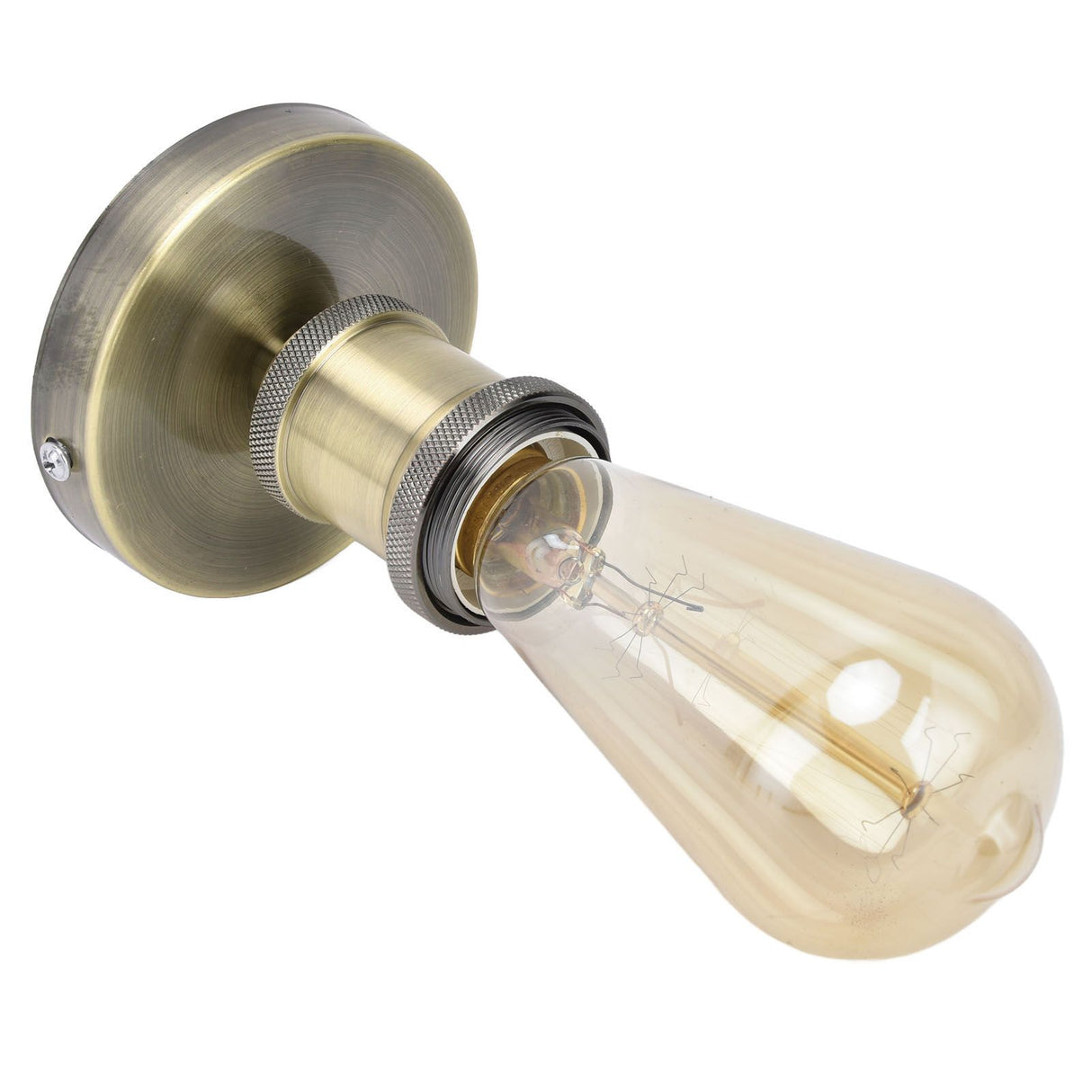 Vintage E26 E27 Lamp Socket Ceiling Lamp Holder with Accessories for Kitchen Bedroom Living Room 100‑240VAntique Green
