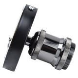 Vintage E26 E27 Lamp Socket Ceiling Lamp Holder with Accessories for Kitchen Bedroom Living Room 100‑240VBlack - Top-Down View