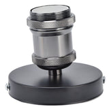 Vintage E26 E27 Lamp Socket Ceiling Lamp Holder with Accessories for Kitchen Bedroom Living Room 100‑240VBlack - 45-Degree Angle