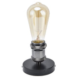 Vintage E26 E27 Lamp Socket Ceiling Lamp Holder with Accessories for Kitchen Bedroom Living Room 100‑240VBlack - Extra Image