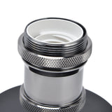 Vintage E26 E27 Lamp Socket Ceiling Lamp Holder with Accessories for Kitchen Bedroom Living Room 100‑240VBlack