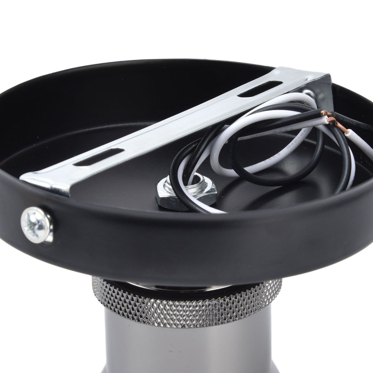 Vintage E26 E27 Lamp Socket Ceiling Lamp Holder with Accessories for Kitchen Bedroom Living Room 100‑240VBlack
