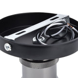 Vintage E26 E27 Lamp Socket Ceiling Lamp Holder with Accessories for Kitchen Bedroom Living Room 100‑240VBlack