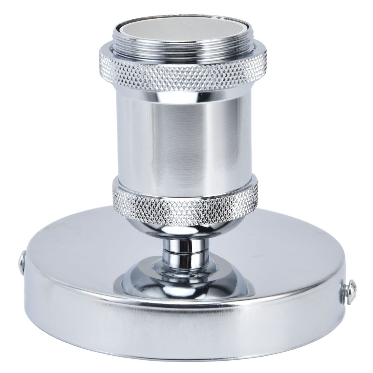 Vintage E26 E27 Lamp Socket Ceiling Lamp Holder with Accessories for Kitchen Bedroom Living Room 100‑240VSilver