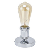Vintage E26 E27 Lamp Socket Ceiling Lamp Holder with Accessories for Kitchen Bedroom Living Room 100‑240VSilver