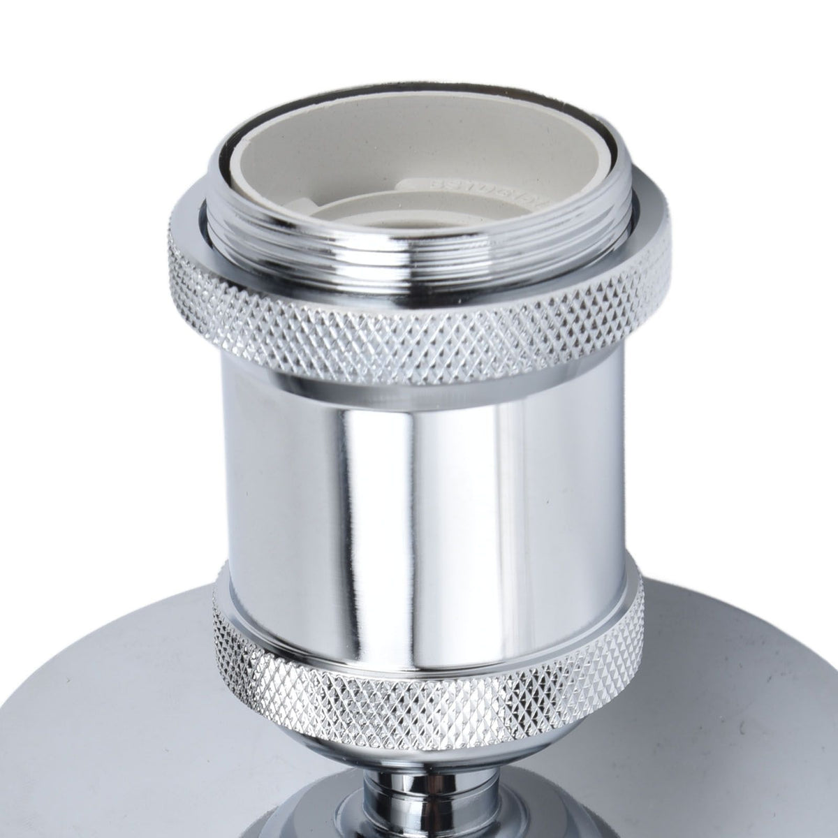 Vintage E26 E27 Lamp Socket Ceiling Lamp Holder with Accessories for Kitchen Bedroom Living Room 100‑240VSilver