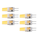 6PCS GY6.35 Bulb 5W AC DC12V COB Light Bulb Energy Saving Silicone Ceiling Lamp Bulb for Living Room