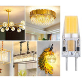 6PCS GY6.35 Bulb 5W AC DC12V COB Light Bulb Energy Saving Silicone Ceiling Lamp Bulb for Living Room