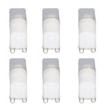6pcs G9 LED Bulb Energy Saving General Standard Interface 360° Heat Dissipation Cold White Light Bulbs 220V 2W