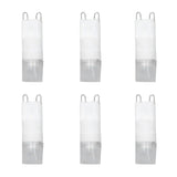 6pcs G9 LED Bulb Energy Saving General Standard Interface 360° Heat Dissipation Cold White Light Bulbs 220V 2W