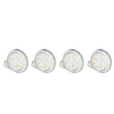 4PCS MR11 12LED Light Bulb 2W 300LM Spot Light Bulb Double Pin Base Landscape Light BulbWarm White 3000K - Top-Down View