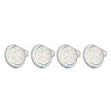 4PCS MR11 12LED Light Bulb 2W 300LM Spot Light Bulb Double Pin Base Landscape Light BulbWarm White 3000K