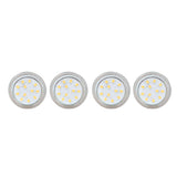 4PCS MR11 12LED Light Bulb 2W 300LM Spot Light Bulb Double Pin Base Landscape Light BulbWarm White 3000K - Rear View