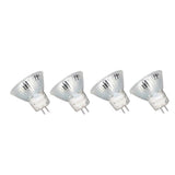 4PCS MR11 12LED Light Bulb 2W 300LM Spot Light Bulb Double Pin Base Landscape Light BulbWarm White 3000K
