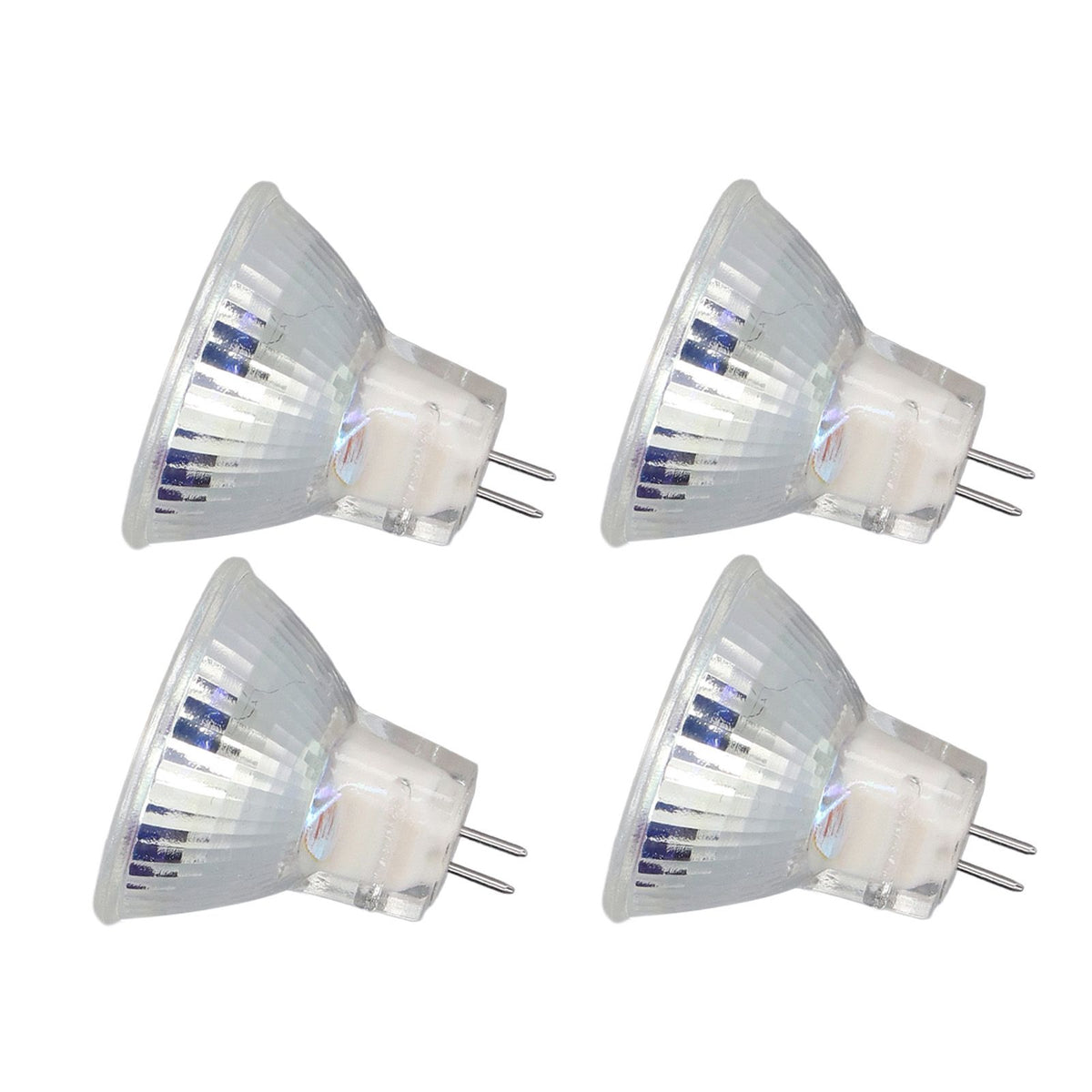 4PCS MR11 12LED Light Bulb 2W 300LM Spot Light Bulb Double Pin Base Landscape Light BulbWarm White 3000K