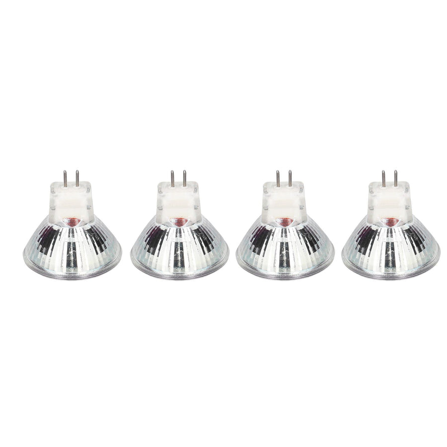 4PCS MR11 12LED Light Bulb 2W 300LM Spot Light Bulb Double Pin Base Landscape Light BulbWarm White 3000K