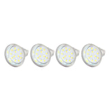 4PCS MR11 12LED Light Bulb 2W 300LM Spot Light Bulb Double Pin Base Landscape Light BulbCold White 6000K - 45-Degree Angle