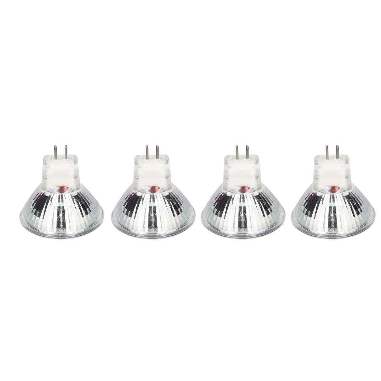 4PCS MR11 12LED Light Bulb 2W 300LM Spot Light Bulb Double Pin Base Landscape Light BulbCold White 6000K