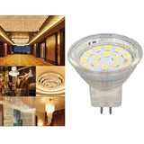 4PCS 18LED MR11 Light Bulb 3W 300LM Double Pin Base Landscape Spot Light Bulb for Living RoomWarm White