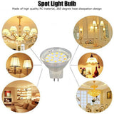 4PCS 18LED MR11 Light Bulb 3W 300LM Double Pin Base Landscape Spot Light Bulb for Living RoomWarm White - Extra Image