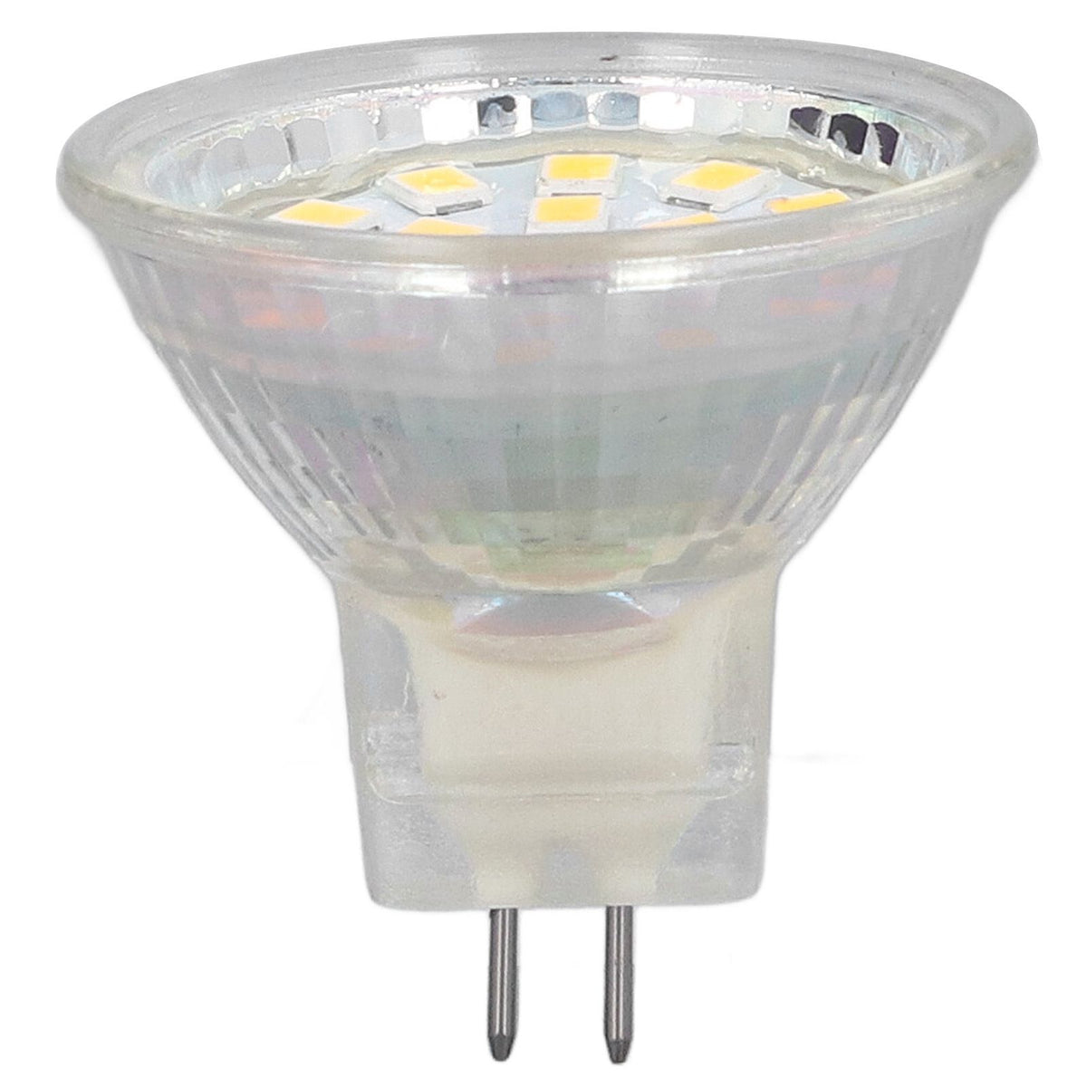 4PCS 18LED MR11 Light Bulb 3W 300LM Double Pin Base Landscape Spot Light Bulb for Living RoomCold White