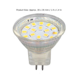 4PCS 18LED MR11 Light Bulb 3W 300LM Double Pin Base Landscape Spot Light Bulb for Living RoomCold White