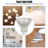 4PCS 18LED MR11 Light Bulb 3W 300LM Double Pin Base Landscape Spot Light Bulb for Living RoomCold White - Extra Image
