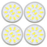 4pcs/set MR11 LED Spot Light Bulb with Dual Needle Base 360° Heat Dissipation 3W 12 LEDs Lamp BulbWarm White