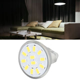 4pcs/set MR11 LED Spot Light Bulb with Dual Needle Base 360° Heat Dissipation 3W 12 LEDs Lamp BulbCold White - Extra Image