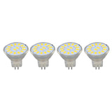 4PCS 15LED MR11 Light Bulb 5W 500LM Double Pin Base Landscape Spot Light Bulb for Living RoomWarm White