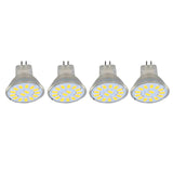 4PCS 15LED MR11 Light Bulb 5W 500LM Double Pin Base Landscape Spot Light Bulb for Living RoomWarm White