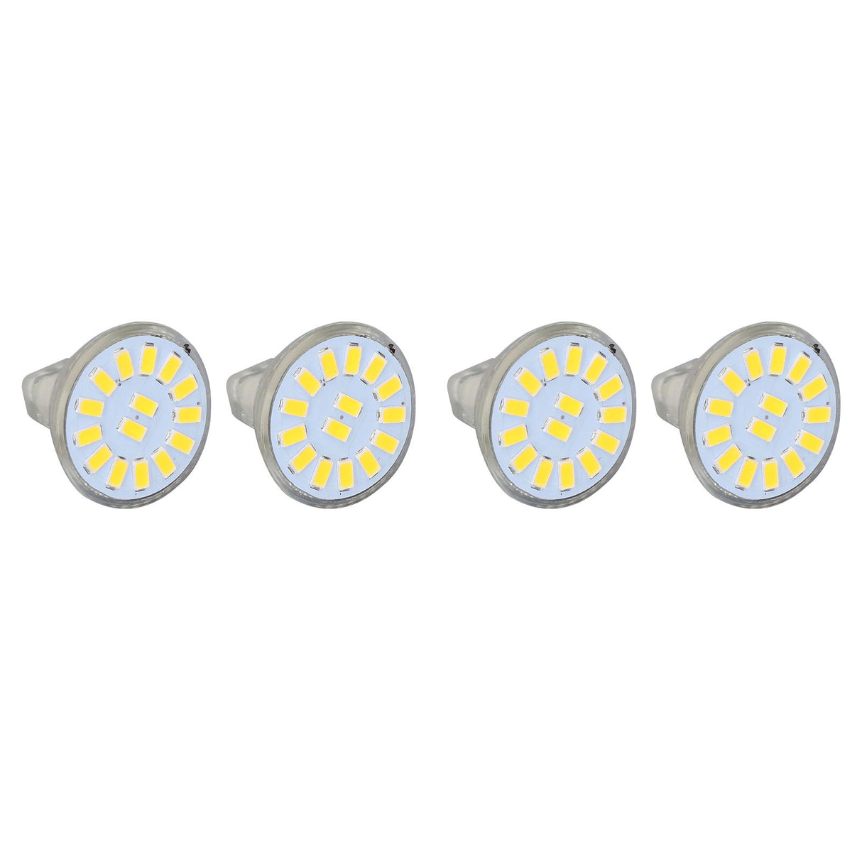 4PCS 15LED MR11 Light Bulb 5W 500LM Double Pin Base Landscape Spot Light Bulb for Living RoomWarm White