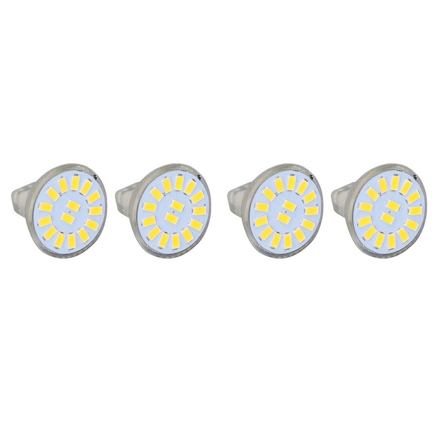 4PCS 15LED MR11 Light Bulb 5W 500LM Double Pin Base Landscape Spot Light Bulb for Living RoomWarm White