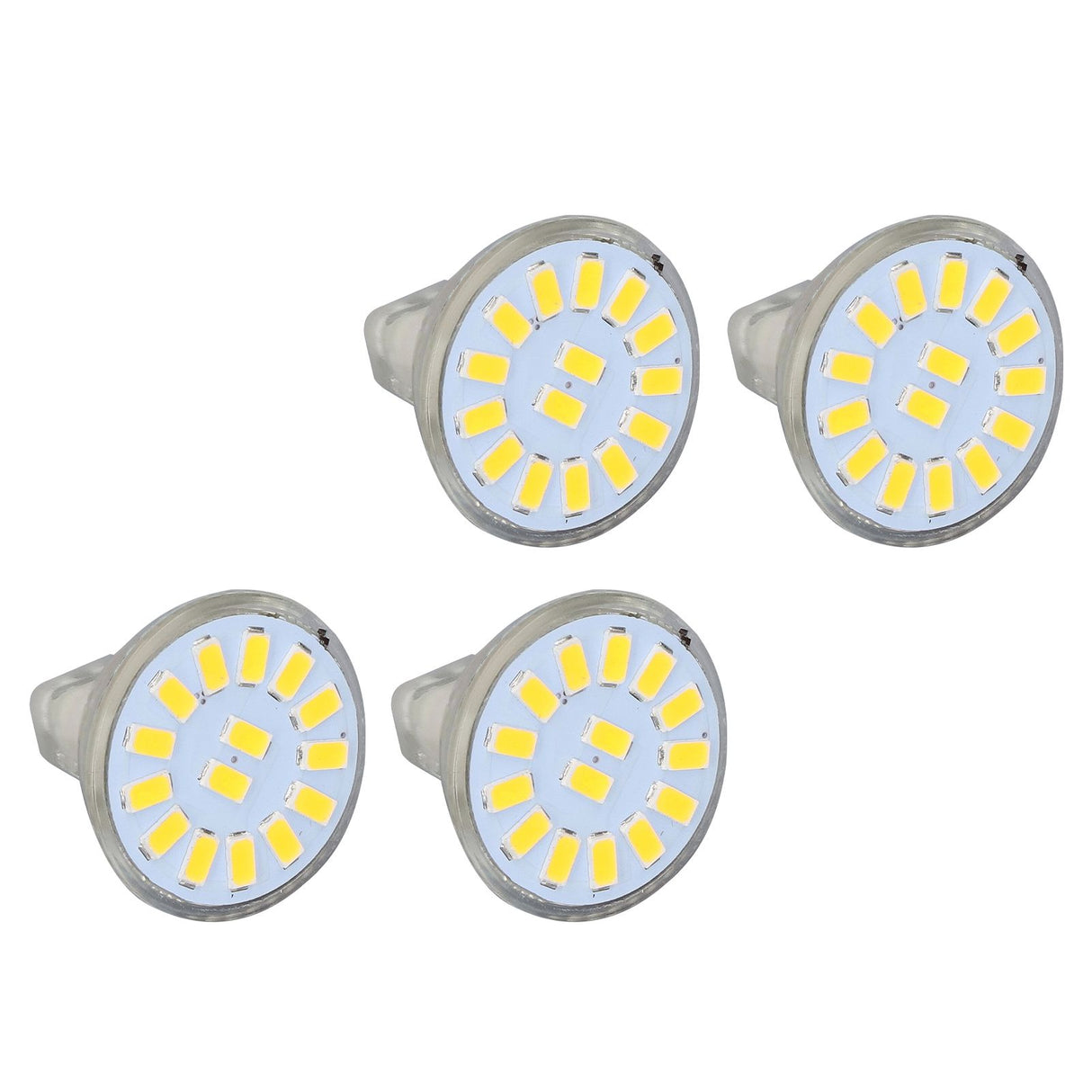 4PCS 15LED MR11 Light Bulb 5W 500LM Double Pin Base Landscape Spot Light Bulb for Living RoomWarm White