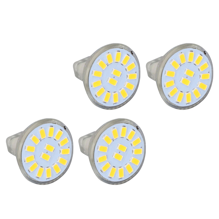 4PCS 15LED MR11 Light Bulb 5W 500LM Double Pin Base Landscape Spot Light Bulb for Living RoomWarm White