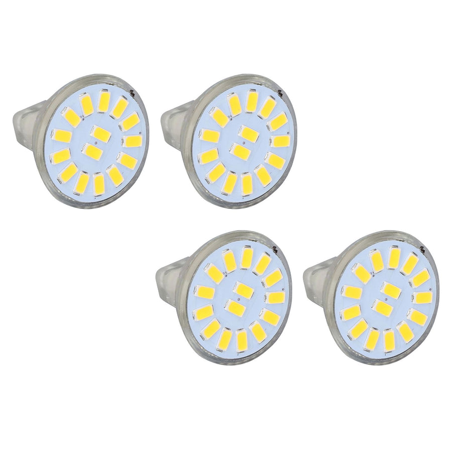 4PCS 15LED MR11 Light Bulb 5W 500LM Double Pin Base Landscape Spot Light Bulb for Living RoomWarm White