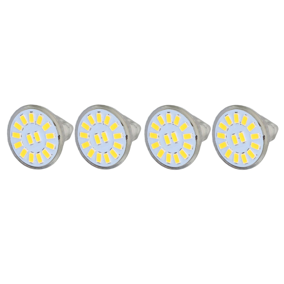 4PCS 15LED MR11 Light Bulb 5W 500LM Double Pin Base Landscape Spot Light Bulb for Living RoomWarm White