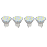 4PCS 15LED MR11 Light Bulb 5W 500LM Double Pin Base Landscape Spot Light Bulb for Living RoomCold White