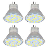 4PCS 15LED MR11 Light Bulb 5W 500LM Double Pin Base Landscape Spot Light Bulb for Living RoomCold White - Side View