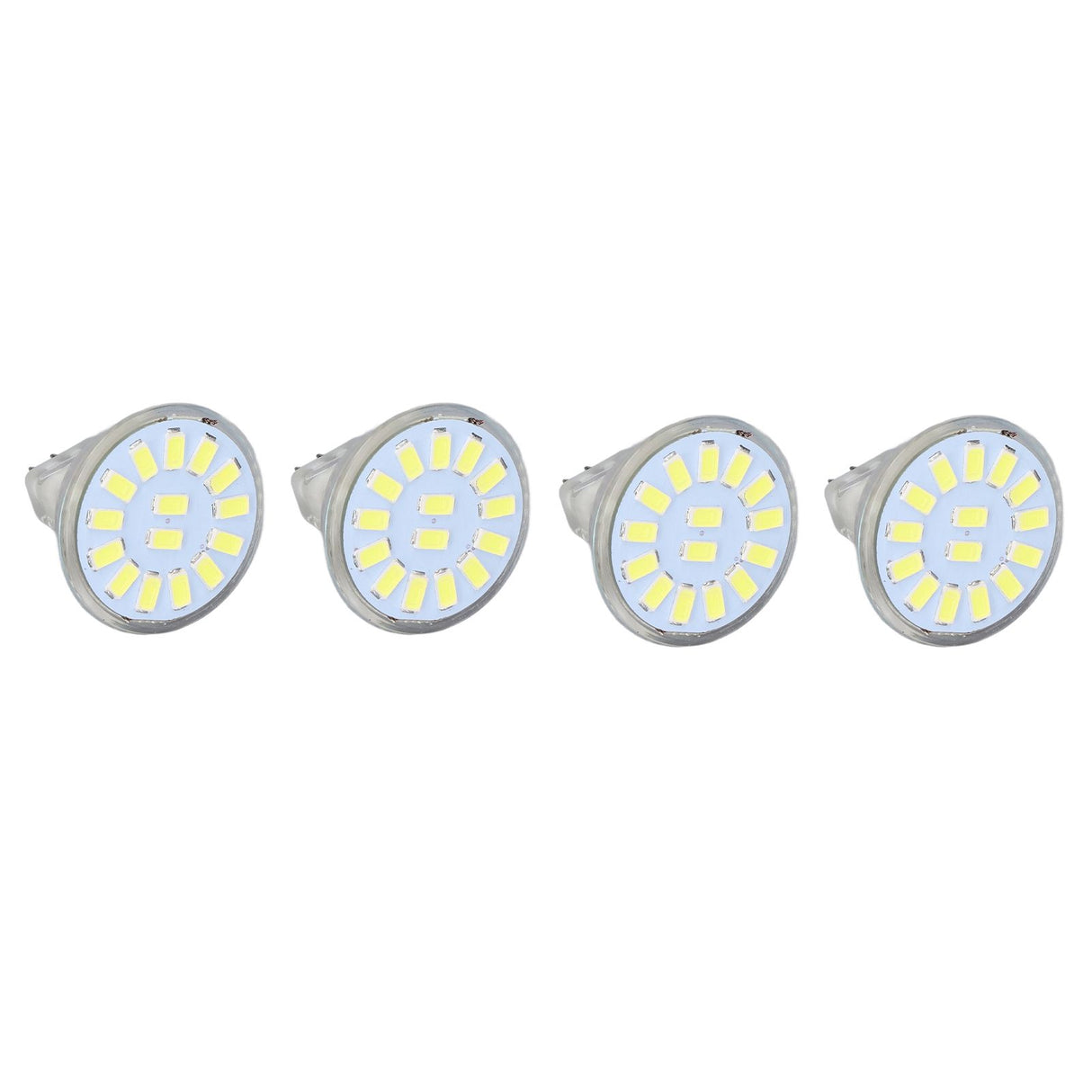 4PCS 15LED MR11 Light Bulb 5W 500LM Double Pin Base Landscape Spot Light Bulb for Living RoomCold White