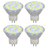 4PCS 15LED MR11 Light Bulb 5W 500LM Double Pin Base Landscape Spot Light Bulb for Living RoomCold White - Extra Image