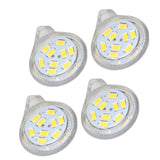 4Pcs MR11 LED Bulb 3W 300lm Bulb with 9 Beads Double Pin Base for Spotlight Landscape LampWarm White Light