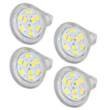 4Pcs MR11 LED Bulb 3W 300lm Bulb with 9 Beads Double Pin Base for Spotlight Landscape LampWarm White Light - Extra Image