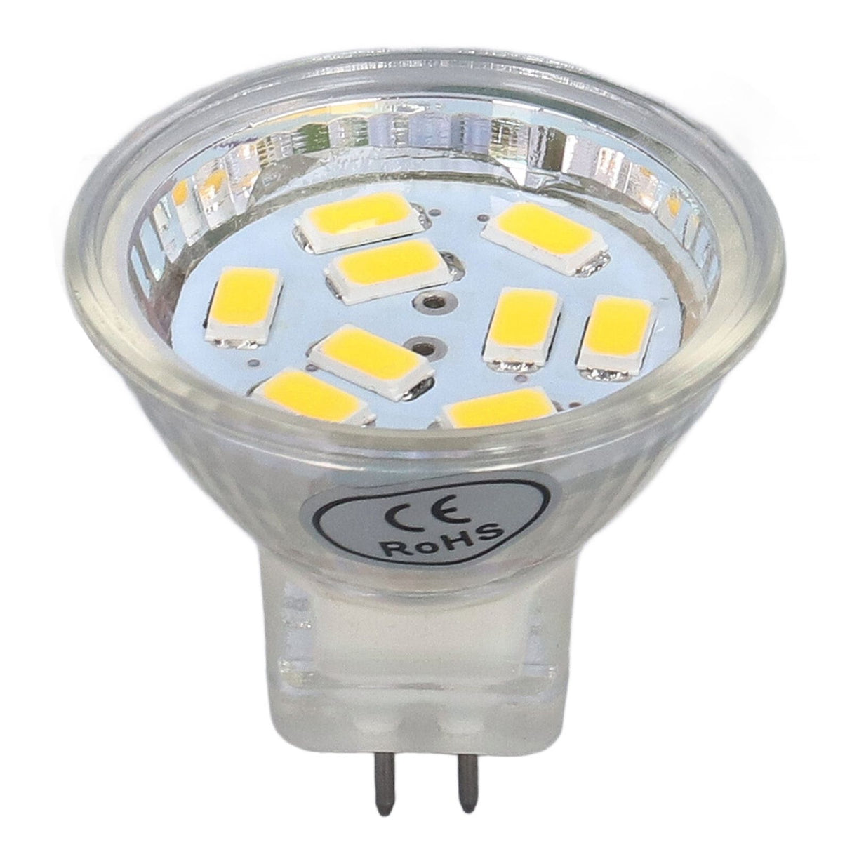 4Pcs MR11 LED Bulb 3W 300lm Bulb with 9 Beads Double Pin Base for Spotlight Landscape LampWarm White Light