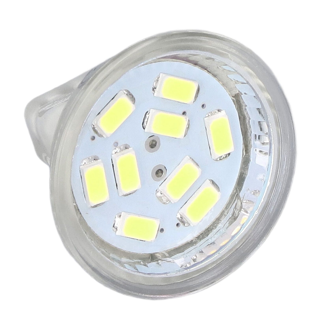 4Pcs MR11 LED Bulb 3W 300lm Bulb with 9 Beads Double Pin Base for Spotlight Landscape LampCold White Light